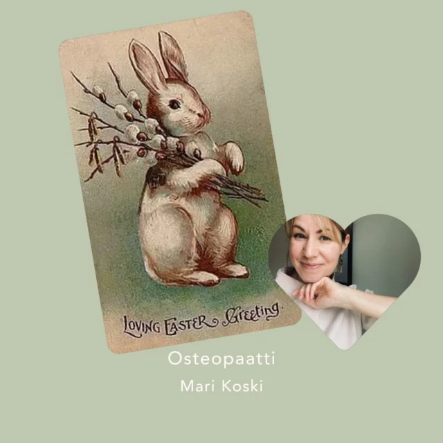 ”Any variation from the health has a cause, and the cause has a location.  It is the business of the osteopath to locate and remove it (the cause), doing away with disease and getting health instead.” – A. T. Still MD, DOHyvää ja iloista pääsiäistä! 🐣🐥Lämpimästi tervetuloa hoitoon taas ensi viikolla. Maanantaina 6.4. Tampereella @osteopatiakeskuskarhu ja tiistaista 7.4. —> Helsinki Kamppi. Ilo palvella teitä vuodesta toiseen 🌱Osteopaatti Mari Koski
Urho Kekkosen katu 8 C 33
00100 HelsinkisekäOsteopatiakeskus Karhu
Pyhäjärvenkatu 5 A
33200 Tampere